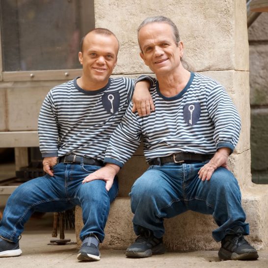 Passe Muraille et Passe Partout Animation dédicaces et jeux personnages de Fort Boyard